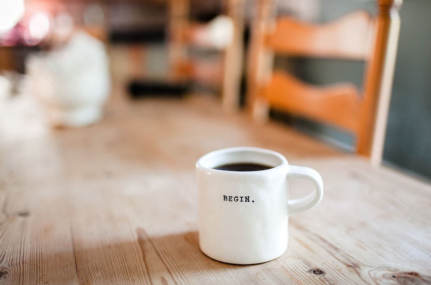 Coffee mug with reign written on